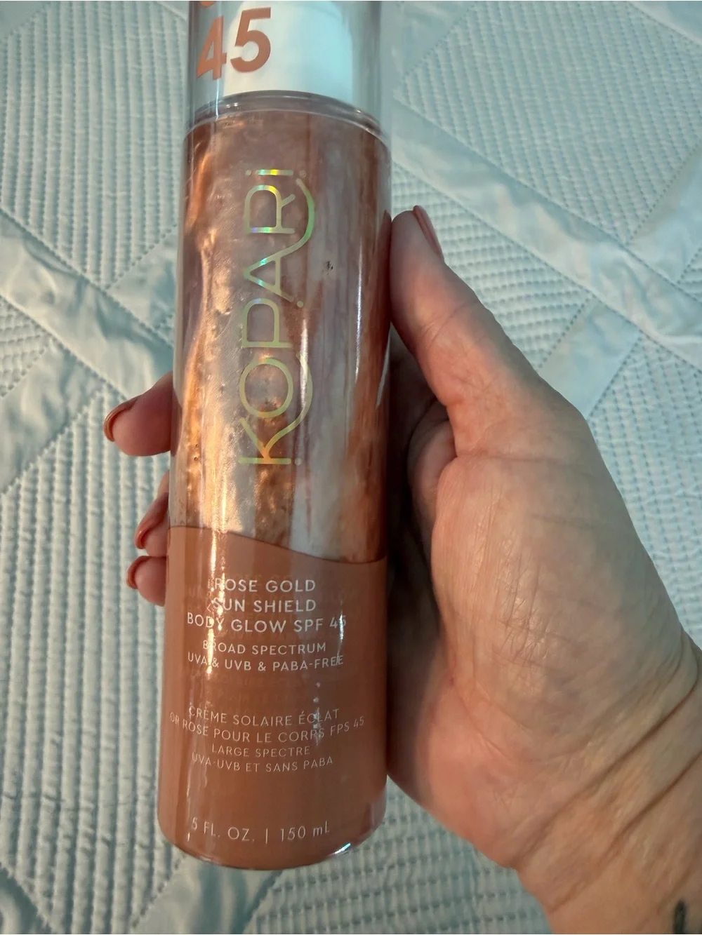 Kopari Rose Gold Shimmer Body Glow SPF 45 - New Unopened